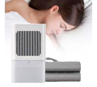 QYOEGSQ Cubrecolchón con refrigeración por Agua, Ventilador eléctrico, Sistema de Enfriador Agua 3 velocidades Ajustables y Tanque Visible 2 L, Ideal for Personas Calor(160x140cm)