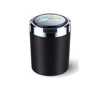 QYPLKJHG Coche Cenicero para Citroen Berlingo 2015-2018, Cenicero de Cigarrillo Portátil Cenicero con Tapa Sin Humo Autoextinguible Cenicero de Acero Inoxidable Bandeja de Ceniza Desmontable,B