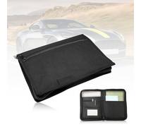 QYRDBGY 2 carpetas de documentos A5, 25 × 18,5 cm, bolsillo para documentos A5, carpeta de embarque para coche, guantera, organizador portátil, bolsa manual para tarjetas, accesorios de coche