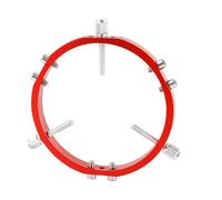 Qyrugcxs Anillos de Bloqueo para Guía de Astrofotografía de 3 Puntos para de Telescopio, Puntero Buscador de 120 mm, Color Rojo