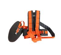 Qyrugcxs Correa de Arnés de Hombro Doble para Desbrozadora, Podadora, Cinturón Acolchado para Desbrozadora, Cortadora de Césped, Banda para Herramientas de Jardín