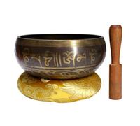 Qyrugcxs Juego de para Cantar Cuenco de Sonido de MeditacióN para el Chakra del Sonido de la AtencióN Plena SanacióN HolíStica Calmante