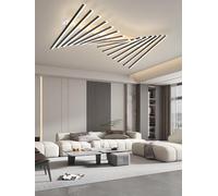 QYSMGS Plafoniera a LED per il soggiorno Moderna lampada da soffitto nera dimmerabile con telecomando Multi Head DIY soffitto illuminazione per sala da pranzo camera da letto corridoio (15 Cabezas)