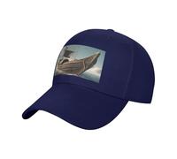 QYUHBNS Gorro unisex con estampado de barco vikingo vikingo, ligero, para deportes al aire libre, para entrenamientos y uso casual en verano, azul marino, Talla única