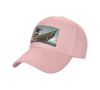 QYUHBNS Gorro unisex con estampado de barco vikingo vikingo, ligero, para deportes al aire libre, para entrenamientos y uso casual en verano, rosa, Talla única