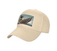 QYUHBNS Gorro unisex con estampado de barco vikingo vikingo, ligero, para deportes al aire libre, para entrenamientos y uso casual en verano, beige, Talla única