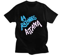 QYUIPEXE Aitana Ocana Singer Retro T-Shirt Black S