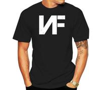 QYUIPEXE NF T-Shirt NF Logo American Rapper Perception Black XXL