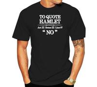 QYUIPEXE Stage Manager Theatre Gifts - Shakespeare Hamlet Quote Funny T-Shirt Men's Black M
