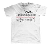 QYUIPEXE The Racers Edge High Performance Auto Parts T Shirt White 3XL