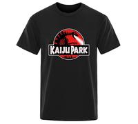QYUIPEXE Toy Monster Kaiju Park T-Shirt Men Black 3XL