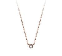 QYYZTHX 925 Sterling Silver Fashion Star Star Deslumbrante Cz Collar de Gargantilla para Mujeres Cumpleaños de Boda Joyas Finas