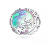 QYYZTHX Beach Waves Charm Bead Sea Life Star Fish Genuine 925 Sterling Silver Compatible with Bracelet
