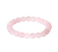 QYYZTHX Rose Quartz Beads Brazalegas de brazaletes Hombres Hombres Natural Stone Bangle Healing Reiki Lucky Gemstone Wealthy