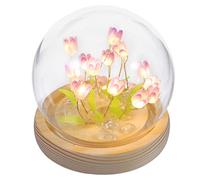 QYYZTQY 1 Set Tulip Glass Decor Cottage Core Dome Light Room Light Plastic Lovers