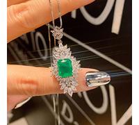 QYYZTQY * 10MM Ruby Emerald Tourmaline Pedant Necklace Jewelry for Women Shower Curtain