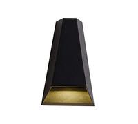 QYYZTQY 10W LED Wall Light, Outdoor Wall Up/Down Aluminum Wall Lamp, Black Metal Porch Lights for Corridor, Stairs, Balcony, Courtyard, Garden Outside Lighting Fixture
