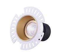 QYYZTQY 11W LED Ceiling Panel Light Recessed Grille Integrated Spotlight Round Anti-Glare Aluminum Energy Saving Accent Spot Lamp Commercial Ceiling Embedded Lighting Fixture Outdoor Light