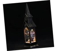 QYYZTQY 1pc Christmas Lights Seasonal Micro Landscape Desk Topper Christmas Ornaments Cold Light Lamp Decor Christmas Tree Ornament Figurines for Outdoors Household Lantern Button Battery