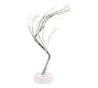 QYYZTQY 1pc Lovely Night Lamp Miniature Christmas Tree Light Night Light Adornment Birch Tree Lamp Table Lamp Decor Led Night Light Tree Lighted Branches Pearl Plastic Decorations White