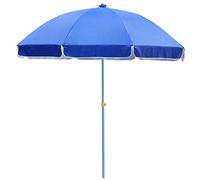 QYYZTQY 2.4M Garden Patio Sunshade Canopy, Adjustable Beach Parasol Water Lent Protective Multi-Colour with 8 Ribs for Beach/Pool/Patio Outdoor Umbrella Tent,Red