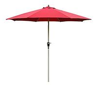 QYYZTQY 2.7m/9ft Patio Outdoor Market Table Umbrellas, Garden Parasol Umbrella with Aluminum Pole, for Deck, Backyard, Pool, Beach
