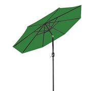 QYYZTQY 2.7M Garden Parasol Sun Shade Outdoor Cantilever W/Crank Green Patio Umbrella