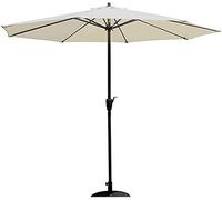 QYYZTQY 2.7M Sunshade Round Parasol Table Umbrella, 38mm Iron Pole, with 8 Sturdy Ribs Garden Patio Beach Market Outdoor Umbrellas Canopy (B)