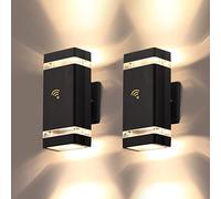 QYYZTQY 2 Packs Dusk to Dawn Outdoor Lighting, Wall with 5w LED, Outside Lights for House IP65 Waterproof Aluminum Up and Down Outdoor Lights for House, Garage, Porch, Doorway