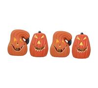 QYYZTQY 2 Sets LED Jack-o-Lantern Halloween Pumpkin Decor Pumpkin Table Lamp LED Pumpkin Ornament JackoLantern Night Light Cat Pumpkin Costume Thanksgiving Pumpkin Lamp Lights PE Orange