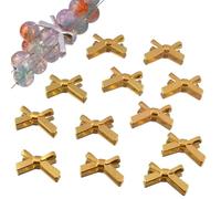 QYYZTQY 22mm Gold Silver Bowknot Beads Bracelet Jewelry Accessories for Women and Men - Fashion Trendy Gift