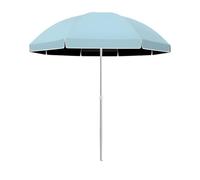 QYYZTQY 260cm Garden Parasol,Round Outdoor Table Patio Umbrella,Portable Beach Sun Shade Umbrella for Market Balcony Deck Pool Backyard (White)