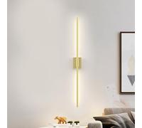 QYYZTQY 2700K-6500K USB Rechargeable Dimmable Wall Lamp with Remote Control for Bedroom and Living Room (2 Packs, Gold)