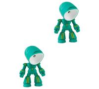 QYYZTQY 2pcs Robot Table Lamp Small Table Lamp Robots Nightlight Desktop Robot Room Light Unique Desk Lamp Battery Night Lamp Study Night Lamp Child Night Light Button Battery