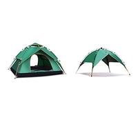 QYYZTQY 3-4 Person Lightweight Backpacking Windproof Awning Double Layer with Automatic Pop-Up Tent for Outdoor Camping Family Beach Hunting Hiking Travel