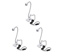 QYYZTQY 3pcs 360 Clip Desk Lamp Eye Protection Clips Student Desk Lamp Reading Lamps for Bed Clamp-on Desk Lamps Clip Lamp Boat Stern Lights Clip LED Lamp Headboard Lamps USB Clips Silver
