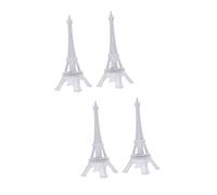 QYYZTQY 4 Pcs Bedside Table Lamps Eiffel Tower Light up Desk Decoration Eiffel Tower Lamp Eiffel Tower Miniature Acrylic Light Night Lights Decoration Night Light Decorations LED Child