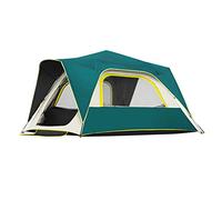 QYYZTQY 5-6 Person Lightweight Backpacking Windproof Awning Double Layer with Automatic Pop-Up Tent for Outdoor Camping Family Beach Hunting Hiking Travel