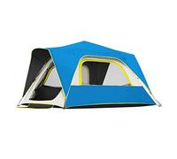 QYYZTQY 5-6 Person Lightweight Backpacking Windproof Awning Double Layer with Automatic Pop-Up Tent for Outdoor Camping Family Beach Hunting Hiking Travel