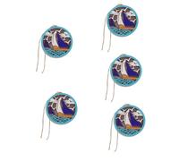 QYYZTQY 5pcs Surfboard Decorations Coastal Hanging Light Ceiling Pendant Light Summer Night Lamp Outdoor Summer Decor Beach Night Light Sailboat Light Ocean Pendant Light Wooden