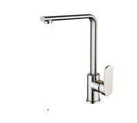 QYYZTQY 7 Wire Drawing Cold and Hot Water Mixer Faucet Chrome Single Kitchen Sink Faucet/U Shower Head