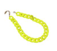 QYYZTQY 925 Sterling Silver Colorful Beaded Necklace For Women, Rainbow Beads Necklace Colorful Chain Choker Necklaces Wide Chain Collar Neck Jewelry