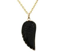 QYYZTQY 925 Sterling Silver Colorful Stone Wing Necklace For Women, Wing Necklaces - Natural Crystal Wings Necklace Pendant, Necklaces For Women Birthday Valentine Gifts