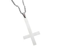 QYYZTQY 925 Sterling Silver Cross Urn Necklace For Women and Men, Cross Necklace For Ashes Memorial Jewelry Lord Prayer Cross Ash Necklace, Urn Necklaces For Ashes For Men