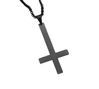 QYYZTQY 925 Sterling Silver Cross Urn Necklace For Women and Men, Cross Necklace For Ashes Memorial Jewelry Lord Prayer Cross Ash Necklace, Urn Necklaces For Ashes For Men