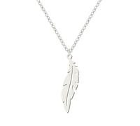 QYYZTQY 925 Sterling Silver Feather Feather Necklaces For Women Girls, Minimalist Feather Choker Necklace - Necklace For Men, Arrow Feather Necklace, Dream Catcher Necklaces For