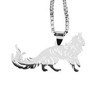 QYYZTQY 925 Sterling Silver Goth Wicca Black Cat Necklace For Women, Heptagram Witchcraft Black Cat Charm - Halloween Cat Necklace, Black Cat Jewelry, Black Cat Choker Necklace For Women