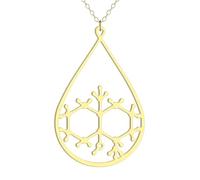 QYYZTQY 925 Sterling Silver Serotonin Necklace For Women and Men, Dopamine Molecule Necklaces Chemical Formula Necklace, Biochemistry Biochem Pendant Serotonin Dopamine Caffeine