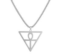 QYYZTQY 925 Sterling Silver Vintage Necklace For Women, Talisman Religious Pendant - Retro Ancient Egyptian Jewelry For Men, Egyptian Necklace For Halloween Christmas Gifts