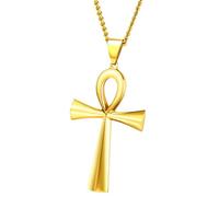 QYYZTQY 925 Sterling Silver Vintage Necklace For Women, Talisman Religious Pendant - Retro Ancient Egyptian Jewelry For Men, Egyptian Necklace For Halloween Christmas Gifts